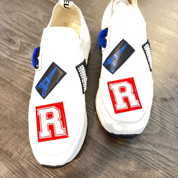 Karl Lagerfeld tennis shoes collection branded white size 7 - Picture 2 of 2